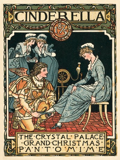 Cenerentola, Gran Pantomima di Natale al Crystal Palace, 1875 da English School